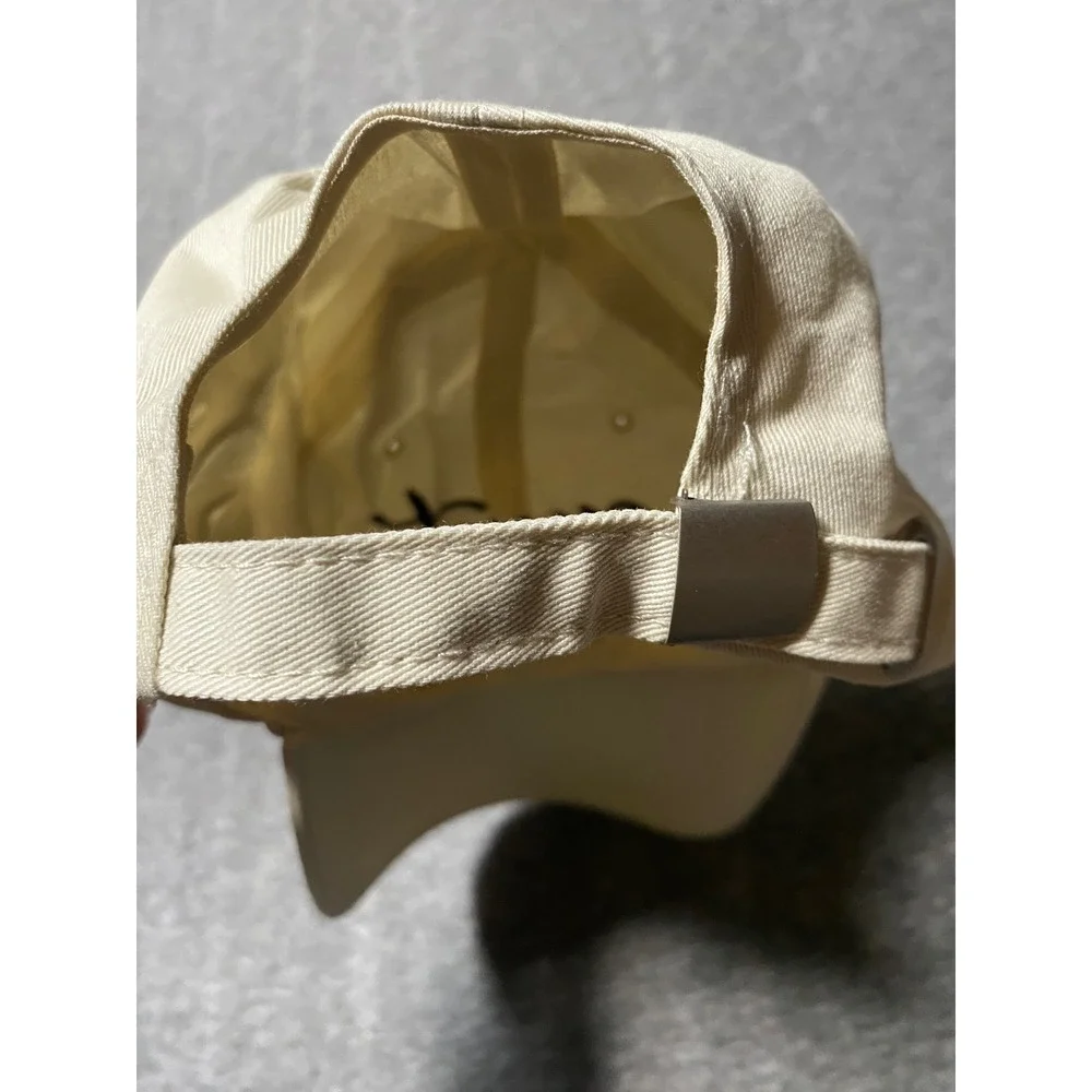 New Aunt Heart Embroidered Baseball Cap Beige Cotton Adjustable Womens Hat Gift